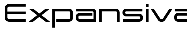 Expansiva font preview